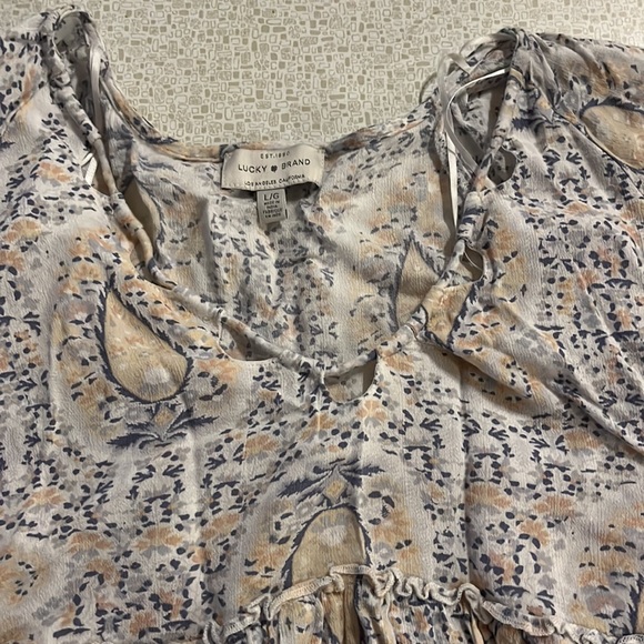 Lucky brand boho blouse - Picture 2 of 3